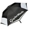 TaylorMade Double Canopy Golf Umbrella -Golf Promotion Store 2017tourdoublecanopyumbrellablackwhitegrey1