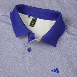 Golf Promotion Store -Golf Promotion Store Adidas SS23 No Show Polo HR7972 SHADI707 Lucid Blue Detail