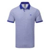 Adidas No Show Golf Polo Shirt 1 Adidas No Show Golf Polo Shirt -Golf Promotion Store Adidas SS23 No Show Polo HR7972 SHADI707 Lucid Blue Front