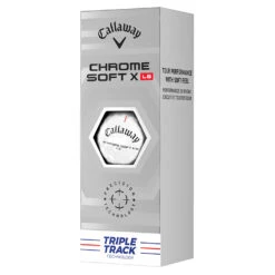 Callaway Chrome Soft X LS Triple Track Golf Balls -Golf Promotion Store Callaway 2022 Chrome Soft X LS Triple Track Golf Balls White 4