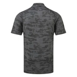 Callaway Digital Camo Jacquard Golf Polo Shirt -Golf Promotion Store Callaway AW22 Digital Camo Jacquard Polo Shirt CGKFC037 003 SHCAL235 XXL Black Heather Back