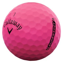 Callaway Supersoft Matte Golf Balls -Golf Promotion Store Callaway Supersoft Golf Balls Pink 3