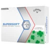 Callaway Supersoft Shamrock Golf Balls 2 Callaway Supersoft Shamrock Golf Balls -Golf Promotion Store Callaway Supersoft Golf Balls Shamrock White 1