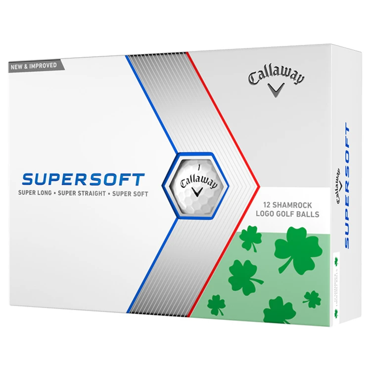 Callaway Supersoft Shamrock Golf Balls 3 Callaway Supersoft Shamrock Golf Balls