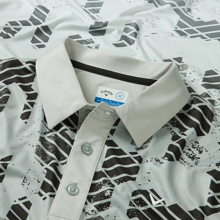 Callaway All Overall Print Golf Polo Shirt - Image 2