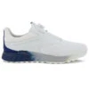Ecco S-Three Gore-Tex BOA Golf Shoes 1 Ecco S-Three Gore-Tex BOA Golf Shoes -Golf Promotion Store Ecco S Three Boa Golf Shoes White Blue Depths White 1