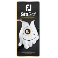 FootJoy StaSof Golf Glove -Golf Promotion Store FootJoy 2023 StaSof Glove White 2