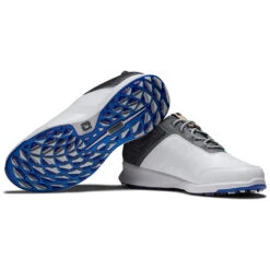 FootJoy FJ Stratos 50072 Golf Shoes -Golf Promotion Store FootJoy FJ Stratos 50072 Golf Shoes White Black Forged Iron Blanc de Blanc 6