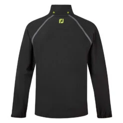FootJoy HydroTour Waterproof Golf Jacket -Golf Promotion Store FootJoy AW21 HydroTour Waterproof Jacket 87971 Code WJFOO084 M Black Charcoal Lime Back