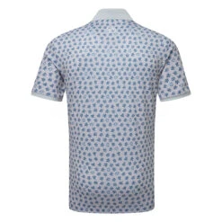 Galvin Green Murphy Golf Polo Shirt -Golf Promotion Store Galvin Green SS23 Murphy Polo Shirt G137173 SHGAL611 S Cool Grey Navy Back