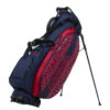 J.Lindeberg Play ST Golf Stand Bag -Golf Promotion Store J Lindeberg Play ST Golf Stand Bag Swirl Red JL Navy Barbados Cherry 1