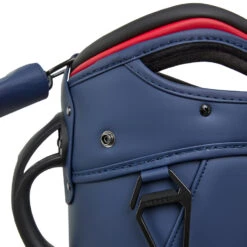 J.Lindeberg Print Golf Tour Staff Bag -Golf Promotion Store J Lindeberg Print Golf Tour Staff Bag Bridge Swirl Red JL Navy Barbados Cherry 4