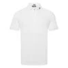 J.Lindeberg KV Golf Polo Shirt -Golf Promotion Store J.Lindeberg KV Regular Fit Polo GMJT06620 0000 SHLIN130 White Black Front