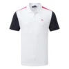 J.Lindeberg Andie Golf Polo Shirt 1 J.Lindeberg Andie Golf Polo Shirt -Golf Promotion Store J.Lindeberg SS23 Andi Regular Fit Polo GMJT09663 000 SHLIN204 White Front