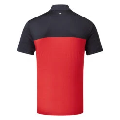 J.Lindeberg Owen Slim Golf Polo Shirt 7 J.Lindeberg Owen Slim Golf Polo Shirt -Golf Promotion Store J.Lindeberg GMJT06850 G131 M Owen Slim Fit Polo Barbados Cherry SHLIN140 Back