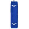 Mizuno RB Tri-Fold Golf Towel 1 Mizuno RB Tri-Fold Golf Towel -Golf Promotion Store Mizun RB Trifold Towel Blue White 1