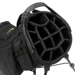Nike Air Hybrid 2 Golf Stand Bag -Golf Promotion Store Nike Air Hybrid 2 Golf Stand Bag Black Black University Gold 3