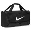 Nike Brasilia 9.5 Medium Golf Duffle Bag -Golf Promotion Store Nike Brasilia 9.5 Medium Duffle Bag Black White 1