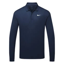 Nike Dry Victory Solid Long Sleeve Golf Polo Shirt