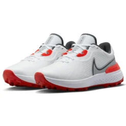 Nike Infinity Pro 2 Golf Shoes -Golf Promotion Store Nike Golf Infinity Pro 2 Golf Shoes White Black Wolf Grey Picante Red 3