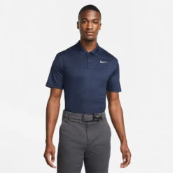 Nike Dry Victory Solid Golf Polo Shirt -Golf Promotion Store Nike SS22 Dry Victory Solid Golf Polo Shirt DH0822 451 M Obsidian White Model 1