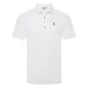 Ping Mr Ping Golf Polo Shirt -Golf Promotion Store Ping SS23 Mr.Ping Polo Shirt P03569 002 SHPIN347 White Front