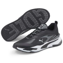 Puma GS Fast Golf Shoes -Golf Promotion Store Puma GS Fast Golf Shoes Black Black Quiet Shade 5