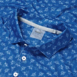 Puma MATTR Pollinators Golf Polo Shirt -Golf Promotion Store Puma SS22 Mattr Pollination Polo 533852 02 Code SHPUM629 M Bright Cobalt Bright White Detail