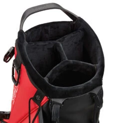 TaylorMade Tour Staff Golf Stand Bag -Golf Promotion Store TaylorMade 2023 Tour Stand Bag Red White Black 4