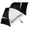 TaylorMade TP Tour Double Canopy Golf Umbrella -Golf Promotion Store TaylorMade TP Tour Double Canopy Umbrella Black White Grey 1