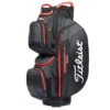 Titleist StaDry 15 Golf Cart Bag 2 Titleist StaDry 15 Golf Cart Bag -Golf Promotion Store Titleist 2022 Cart 15 Stadry Bag Black Black Red 1