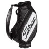 Titleist Golf Tour Staff Bag -Golf Promotion Store Titleist 2022 Golf Tour Staff Bag Black White 1