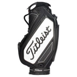 Titleist Golf Tour Staff Bag -Golf Promotion Store Titleist 2022 Golf Tour Staff Bag Black White 5