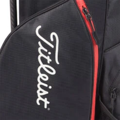 Titleist Players 4 Carbon Golf Stand Bag -Golf Promotion Store Titleist 2022 Players 4 Carbon Stand Bag Black Black Red 5