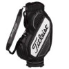 Titleist Tour Series Midsize Staff Golf Cart Bag -Golf Promotion Store Titleist 2022 Tour Series Midsize Staff Cart Bag Black White 1