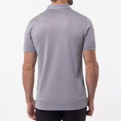 TravisMathew Private Dock Golf Polo Shirt -Golf Promotion Store Travis Mathew SS21 Private Dock Golf Polo Shirt 1MW149 SHTRA054 M Heather Medium Grey Model 3