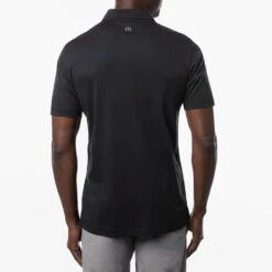 TravisMathew River Basin Golf Polo Shirt 13 TravisMathew River Basin Golf Polo Shirt -Golf Promotion Store Travis Mathew SS21 River Basin Golf Polo Shirt 1MW150 SHTRA059 L Black Model 3