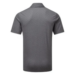 TravisMathew Two Hour Delay Golf Polo Shirt -Golf Promotion Store Travis Mathew SS21 Two Hour Delay Polo Shirt 1MV108 Code SHTRA033 M Heather Dark Grey Back