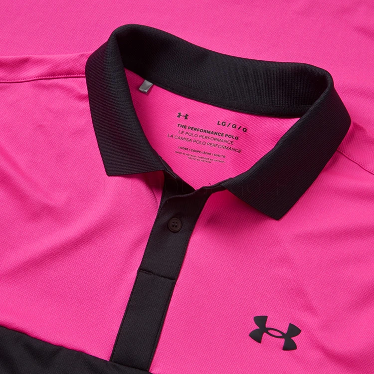 Under Armour Performance 3.0 Colour Block Golf Polo Shirt 4 Under Armour Performance 3.0 Colour Block Golf Polo Shirt - Image 2