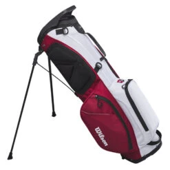 Wilson EXO Lite Staff Golf Stand Bag -Golf Promotion Store Wilson 2023 EXO Lite Staff Golf Stand Bag Red White 5