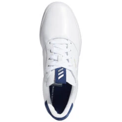 Adidas Adicross Retro Green Golf Shoes -Golf Promotion Store adicrossretrogolfshoeswhitesilverindigo2