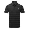 Adidas Two Colour Stripe Primegreen Golf Polo Shirt 2 Adidas Two Colour Stripe Primegreen Golf Polo Shirt -Golf Promotion Store adidas SS22 Two Colour Stripe Primegreen Golf Polo Shirt Black Grey Six HI5180 SHADI659 Front