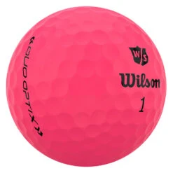 Wilson Ladies Duo Optix Matte Golf Balls -Golf Promotion Store duooptixgolfballspink3