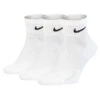 Nike Everyday Cushioned Ankle Golf Socks (3 Pack) -Golf Promotion Store everydaycushionedanklesocks3packwhite1