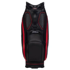Titleist Jet Black Golf Tour Staff Bag 9 Titleist Jet Black Golf Tour Staff Bag -Golf Promotion Store jetblackstafftourbagblackred2