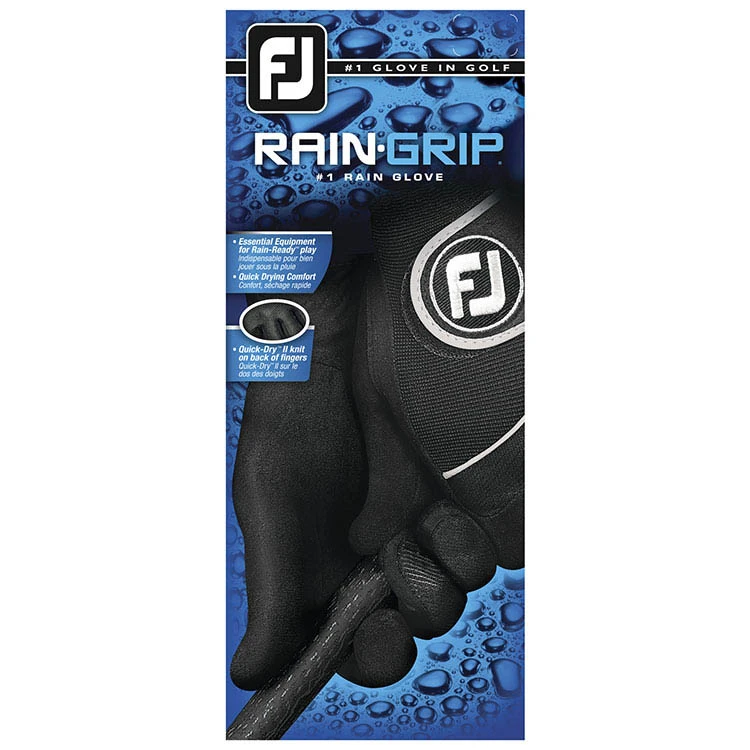 FootJoy Rain Grip Golf Gloves (Pair Pack) 4 FootJoy Rain Grip Golf Gloves (Pair Pack) - Image 2