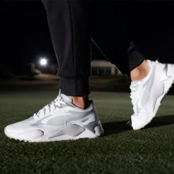 Puma RS-G Golf Shoes -Golf Promotion Store rsggolfshoeswhitequietshadequarry3